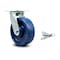 Service Caster 6 Inch Solid Polyurethane Swivel Caster with Roller Bearing and Swivel Lock SCC SCC-30CS620-SPUR-BSL - alternate 1